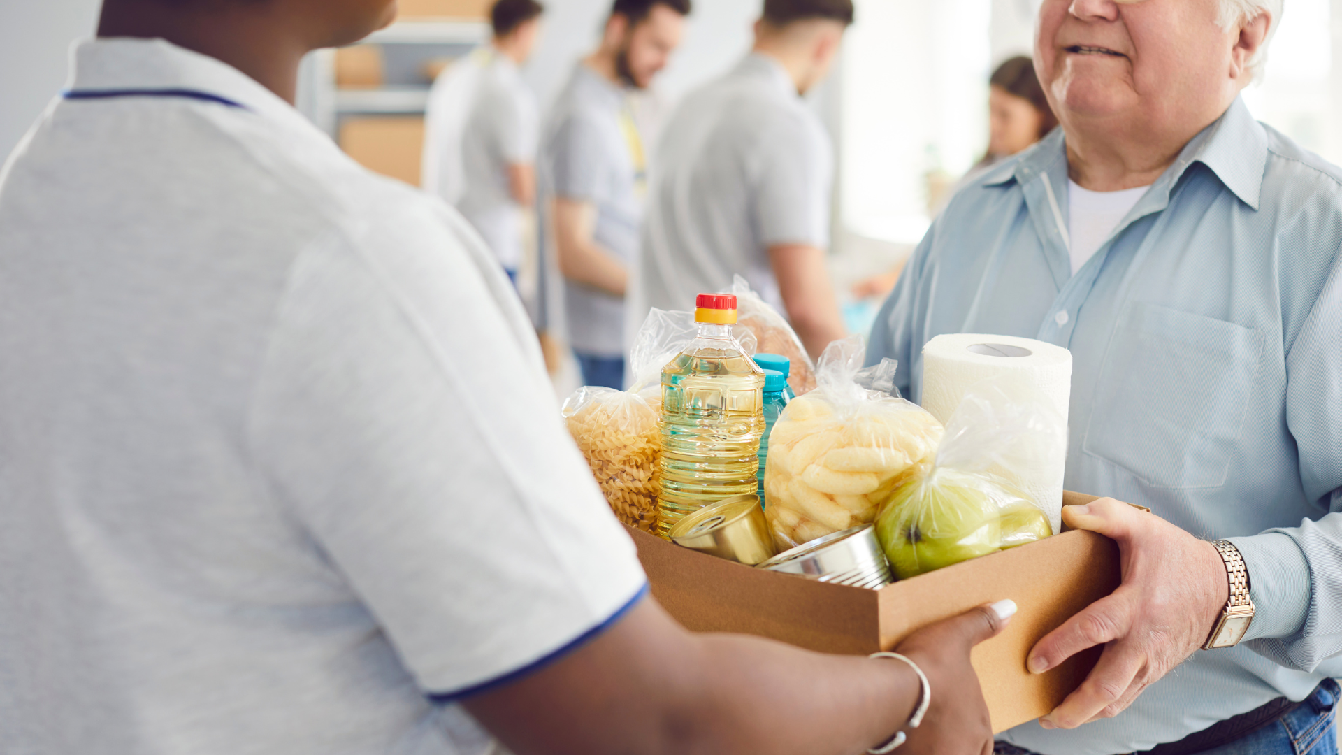 An image of a volunteer at a registered charity in Etobicoke.